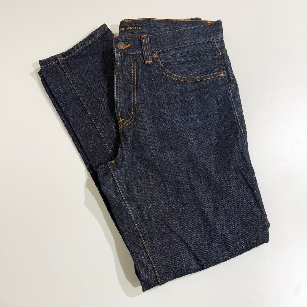 Nudie Jeans Mens Steady Eddie II Dry Gene Size 32 - 32x29 (Read Desc)